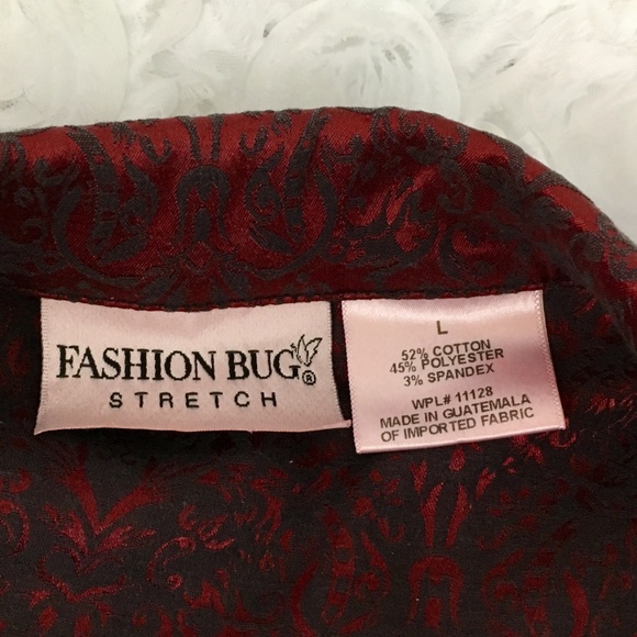 Fashion Bug | Brocade Floral Unlined Blazer - Picture 4 of 8